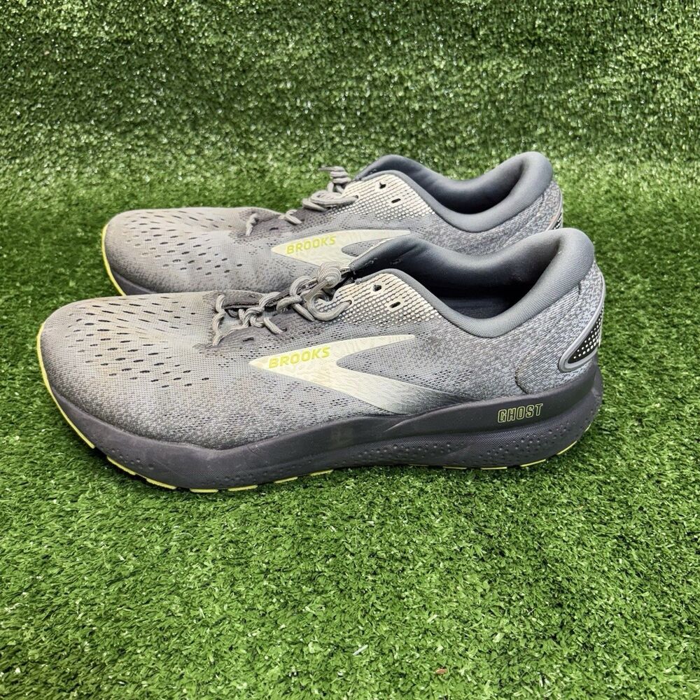 Brooks Mens Ghost 16 1104181D040 Gray Running Shoes Sneakers Size 9.5 D